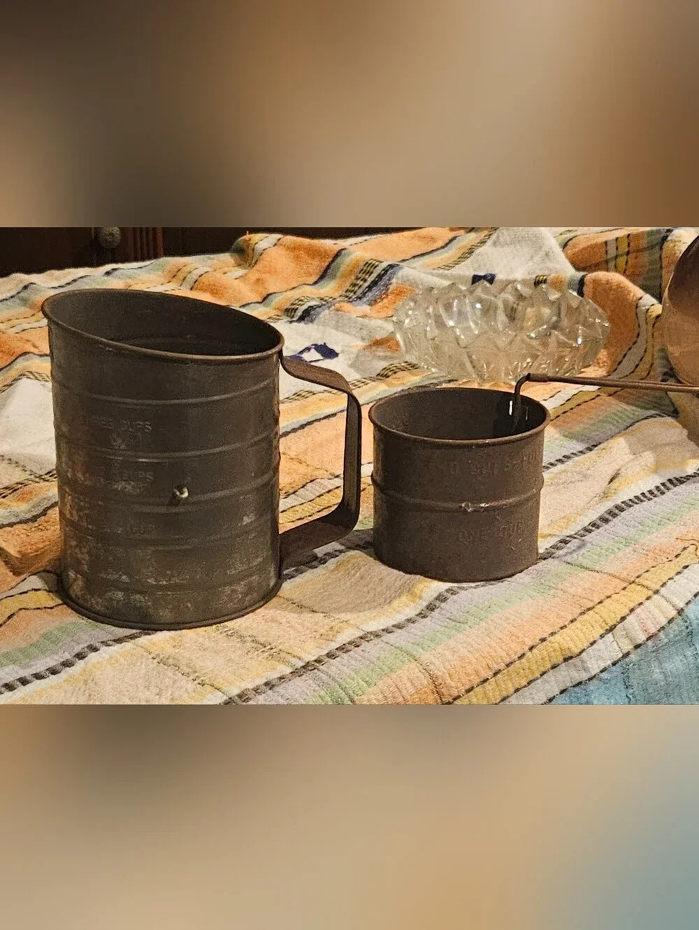 VTG Set Of 2 Flour Sifters